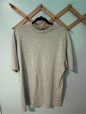 H&M Women’s Gray Boxy T-Shirt Dress